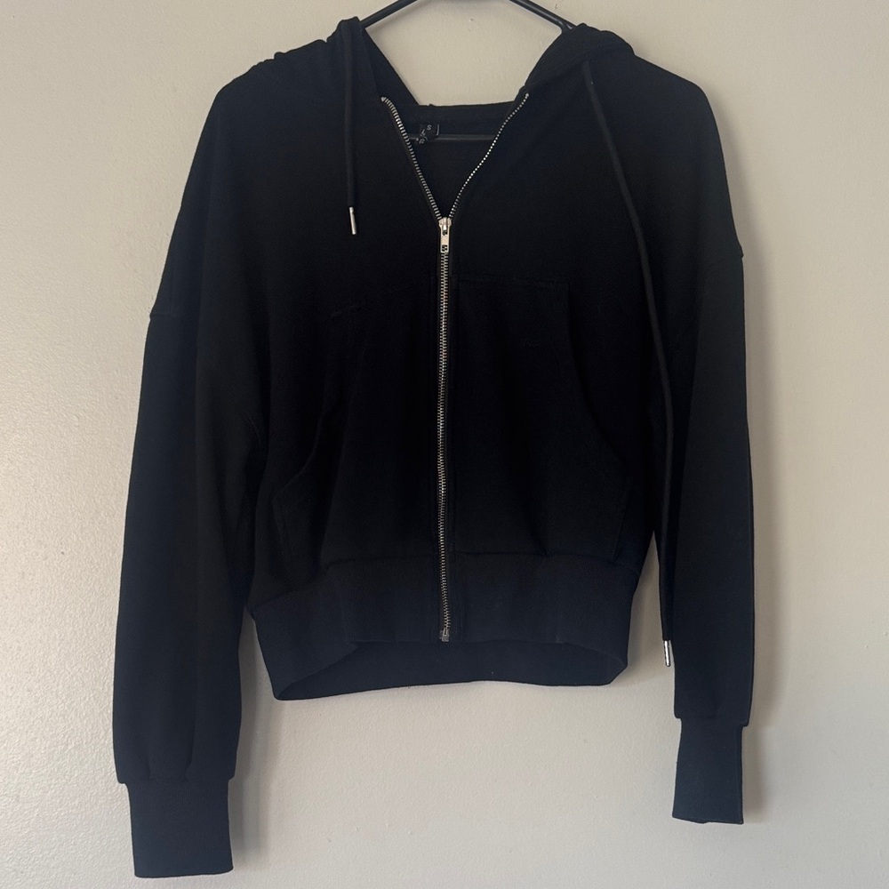 Black Women's Zip-Up Hoodie